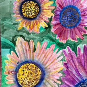 Vibrant Floral Art Print